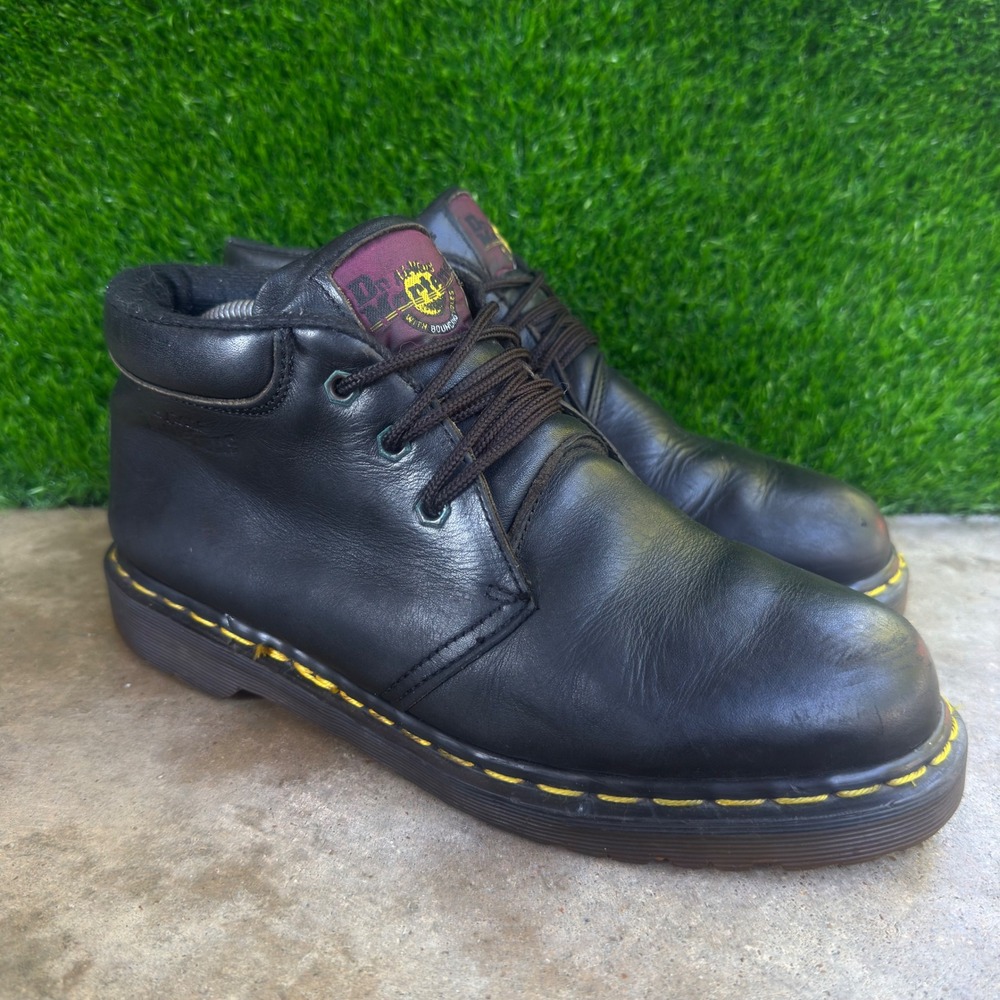 Vintage 90s Dr. Martens Chukka Gorpcore Black Size 9 Made in England